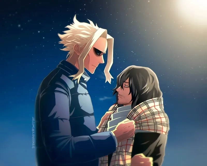 Aizawa x All Might hai giáo viên đối lập