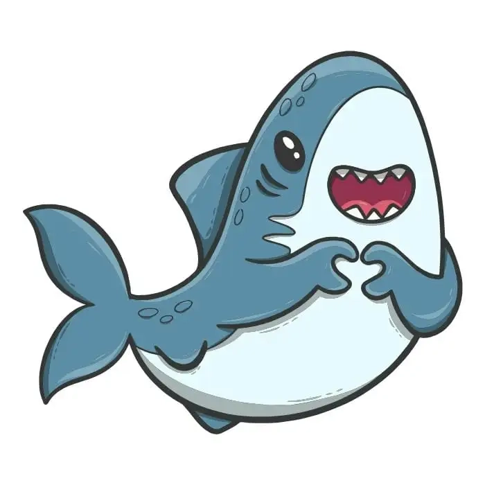 Anime cá mập chibi cute cực kỳ ngộ nghĩnh