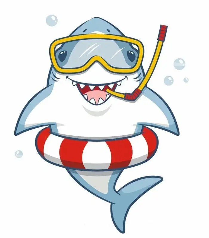 Cá mập anime cute hút hồn fan hoạt hình