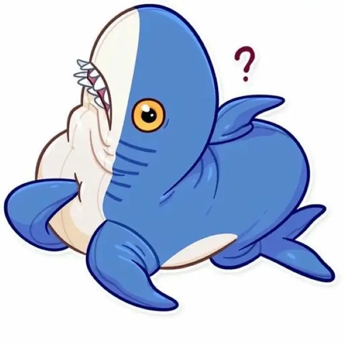 Ảnh cá mập cute chibi được yêu thích nhất