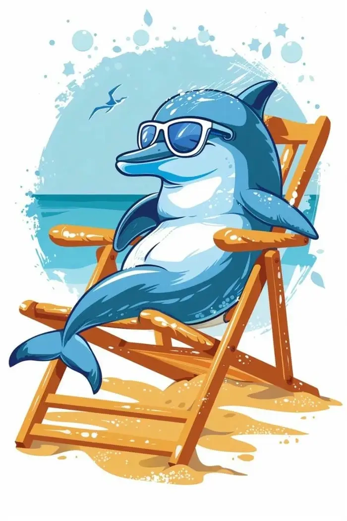 Hình cá mập chibi cute ai nhìn cũng mê