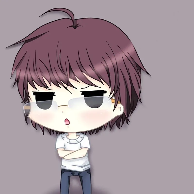 Hình chibi nam ngầu đầy chất riêng và mạnh mẽ