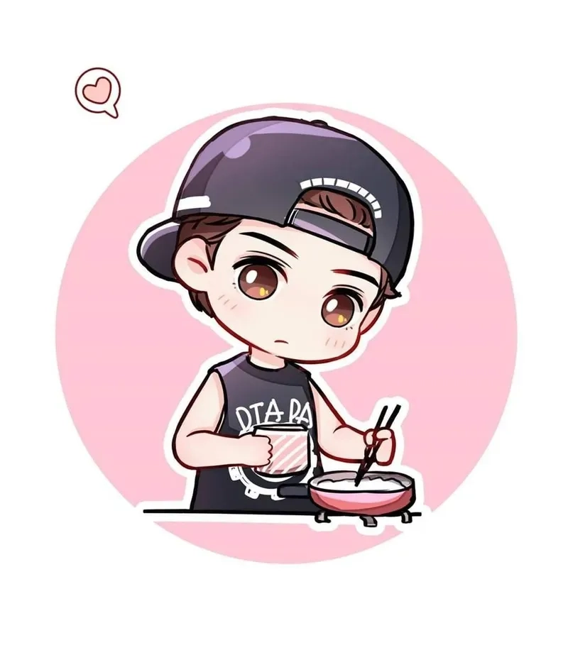 Hình anime chibi nam ngầu cực kỳ thu hút