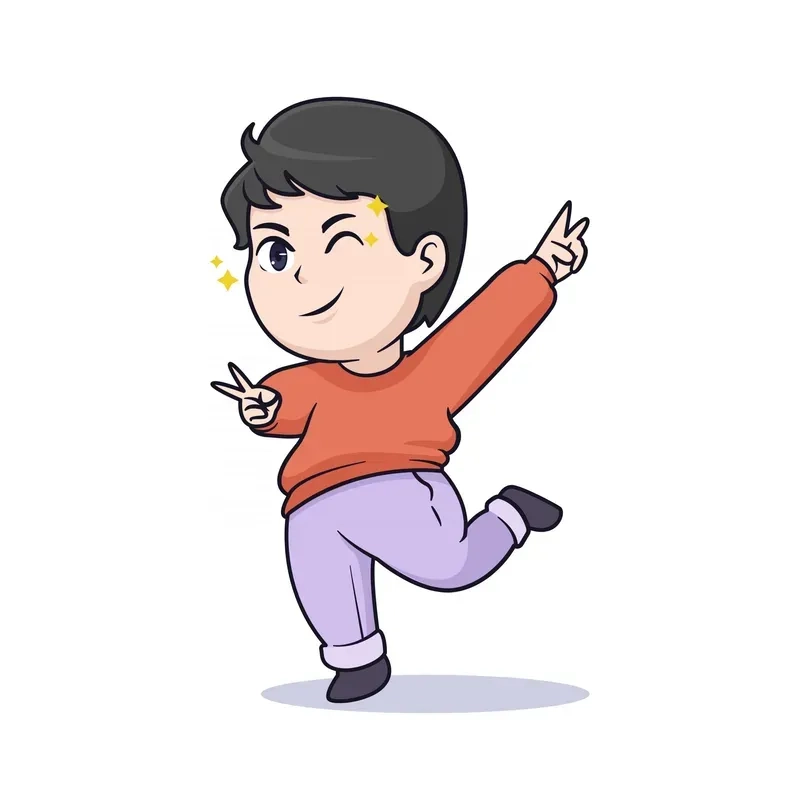 Chibi nam ngầu trong tạo hình hành động nổi bật
