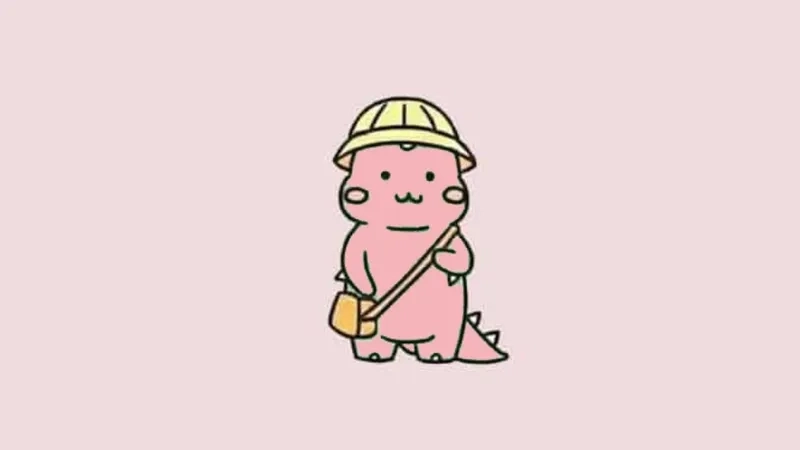 Khủng long cute hình nền đầy màu sắc ngộ nghĩnh cực chất