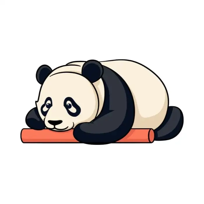 Avatar ảnh gấu trúc cute chibi siêu lung linh