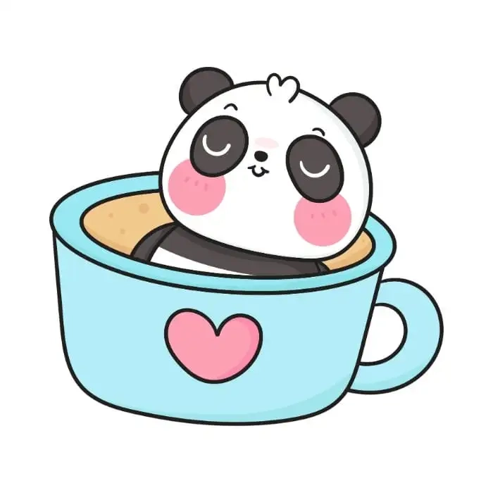 Hình gấu trúc chibi cute được chia sẻ rộng rãi