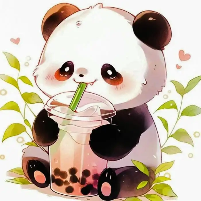 Vẽ gấu trúc chibi từng bước cực kỳ đơn giản