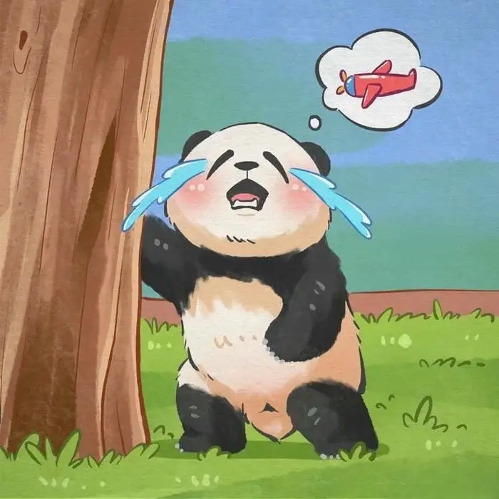 Panda chibi nhỏ nhắn và siêu đáng yêu cực kỳ