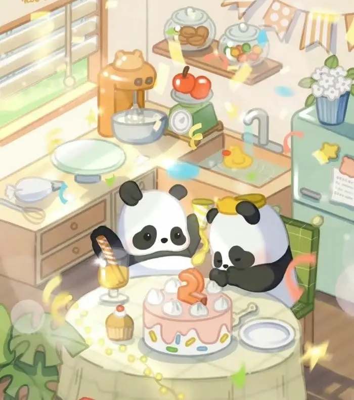 Cute chibi panda drawing dành cho người yêu sáng tạo