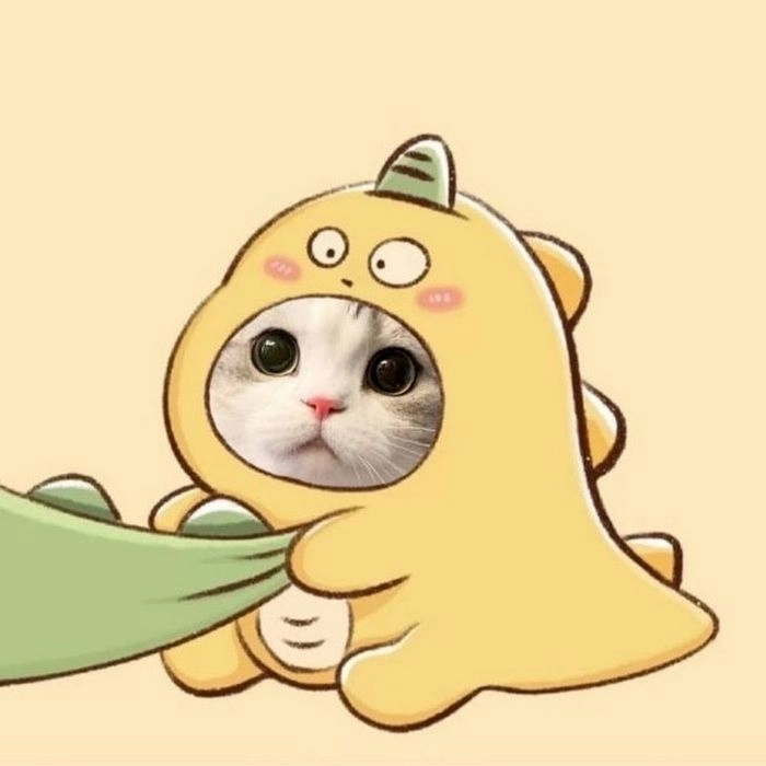 Avatar mèo chibi cute khiến tim tan chảy ngay tức thì