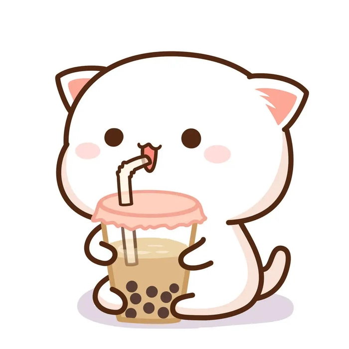 Avatar dễ thương cute mèo chibi mập cực chill luôn