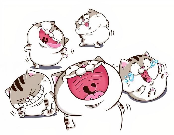 Chibi cute avatar ảnh mèo cute hút hồn