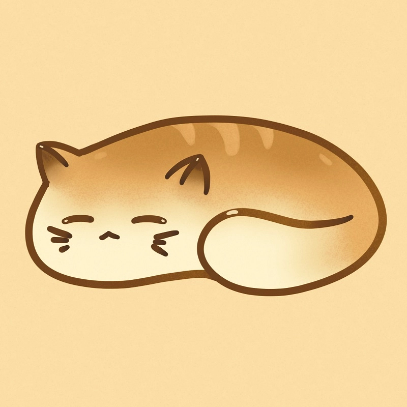 Avatar cute chibi mèo chibi mập ngọt ngào