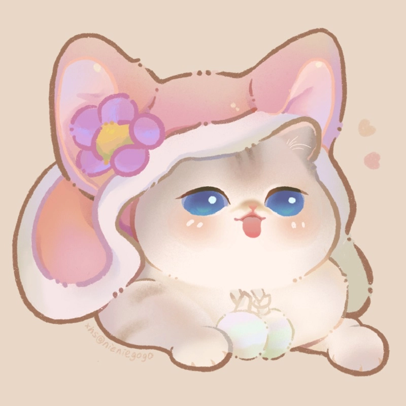 Avatar mèo chibi ngộ nghĩnh nổi bật phong cách riêng