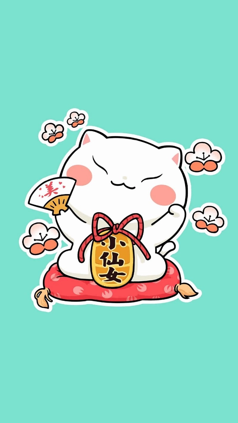 Avatar mèo chibi đáng yêu mang chất anime cuốn hút