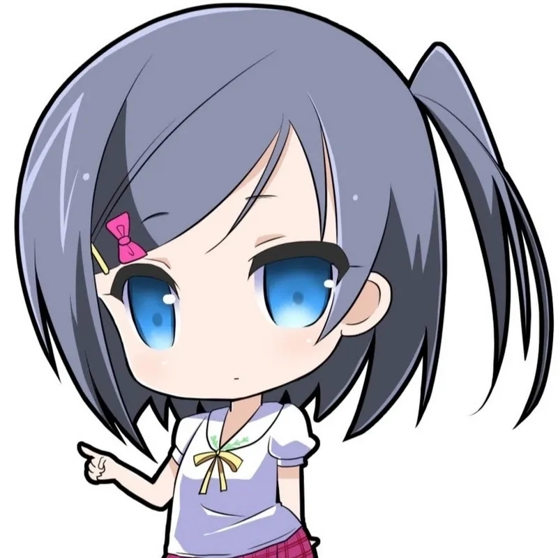 Hình chibi anime dễ thương tinh nghịch cực chất