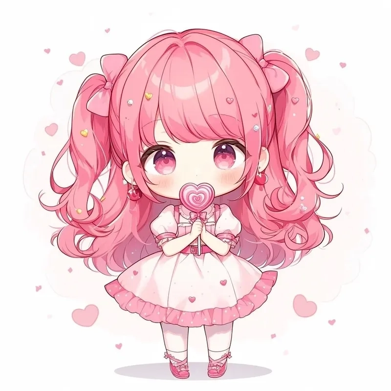 Hình ảnh anime dễ thương chibi siêu đáng yêu
