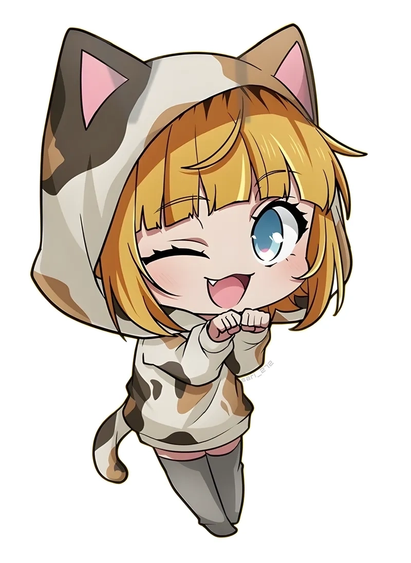 Hình ảnh chibi siêu cute không thể rời mắt