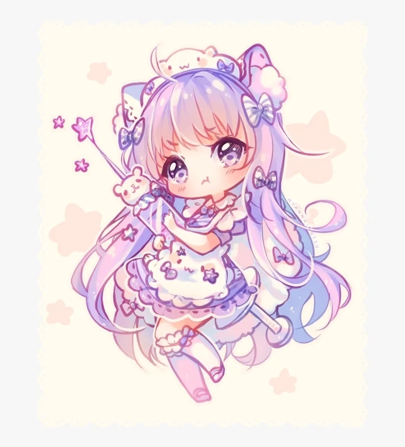 Những bức ảnh anime dễ thương nhẹ nhàng đầy cảm xúc