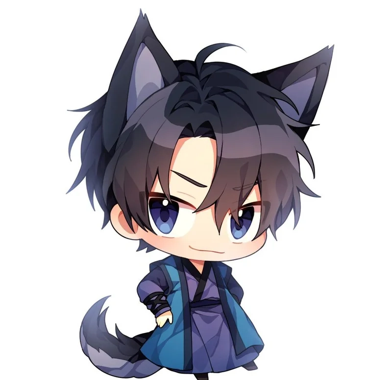 Ảnh anime nam cute chibi ngọt ngào như mộng