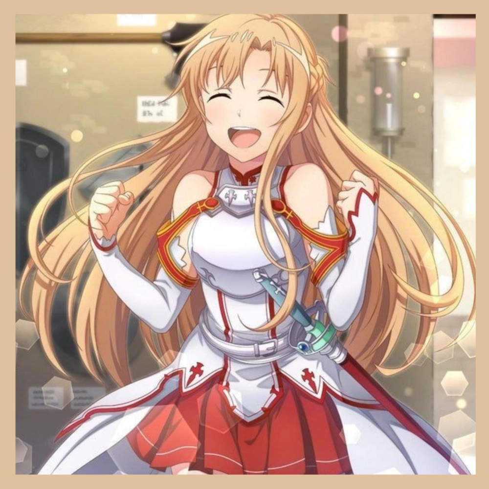 Avatar Asuna hình đại diện nữ chiến binh mạnh