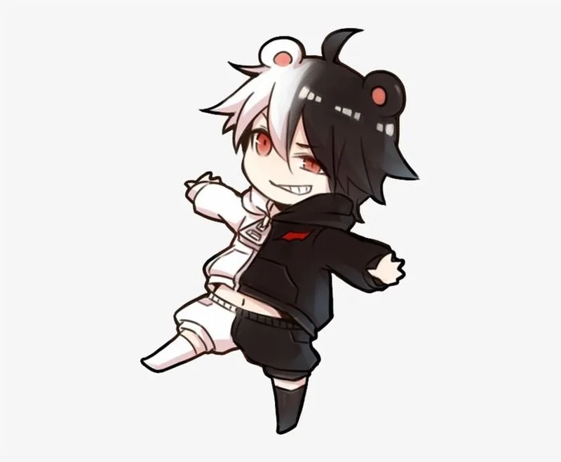Anime chibi cute nam trong tạo hình học sinh