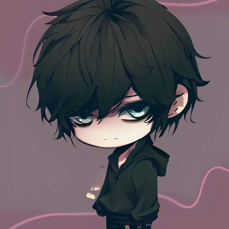 Anime chibi nam cute ngập tràn năng lượng tích cực