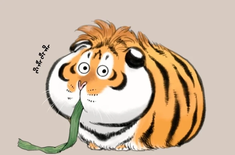 Hình nền con hổ cute dễ thương khiến tim tan chảy