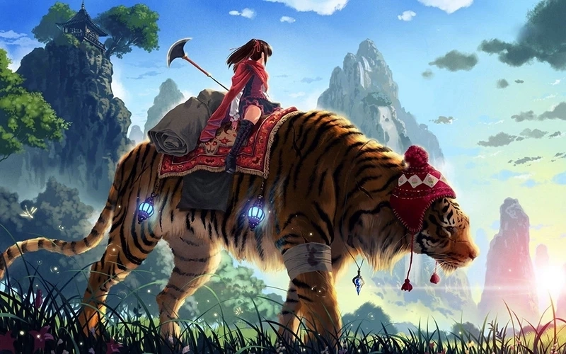 Avatar con hổ Tết rạng rỡ như lời chúc đầu xuân