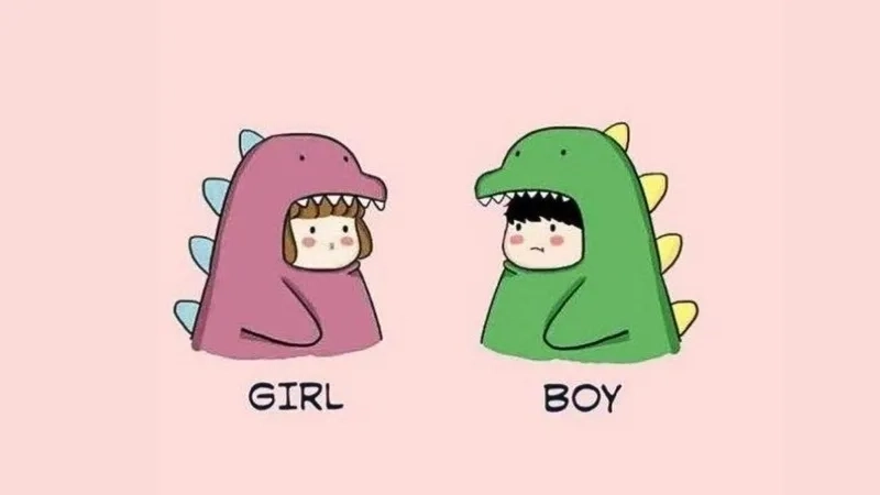 Avatar đôi khủng long cute khiến trái tim tan chảy ngay