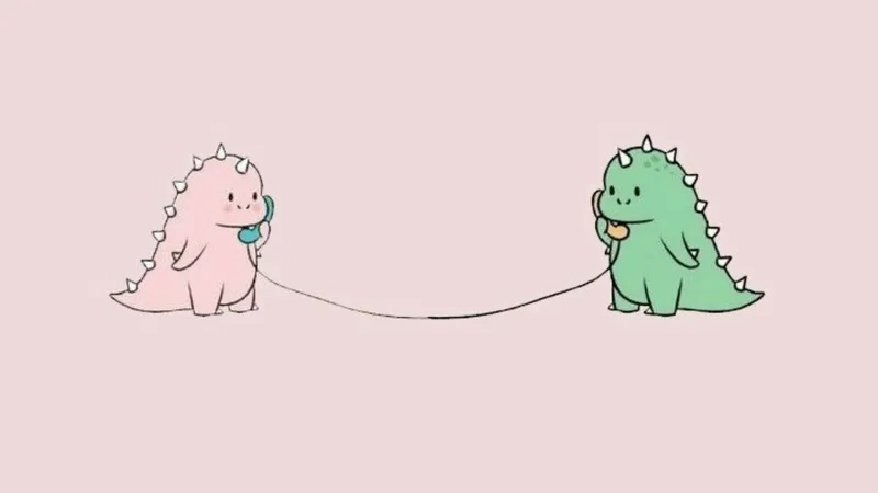 Avatar đôi hình khủng long cute làm tan chảy mọi ánh nhìn