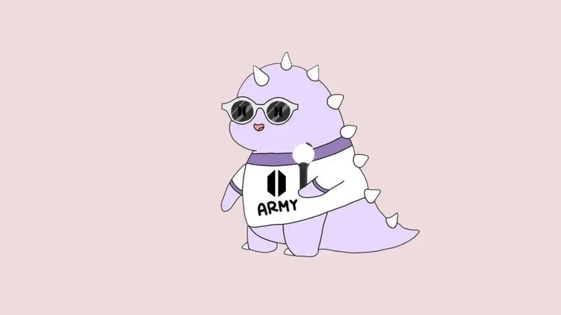Hình nền khủng long ngầu nhưng vẫn giữ nét cute cực yêu