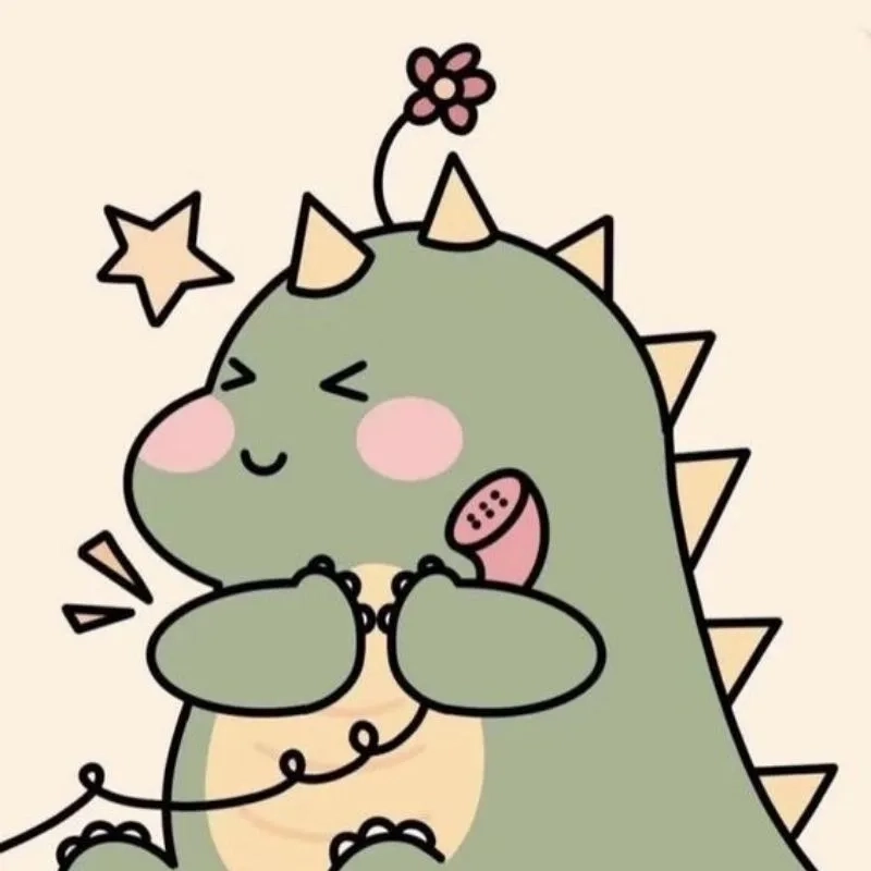 Hình nền điện thoại cute khủng long làm sáng bừng tâm trạng