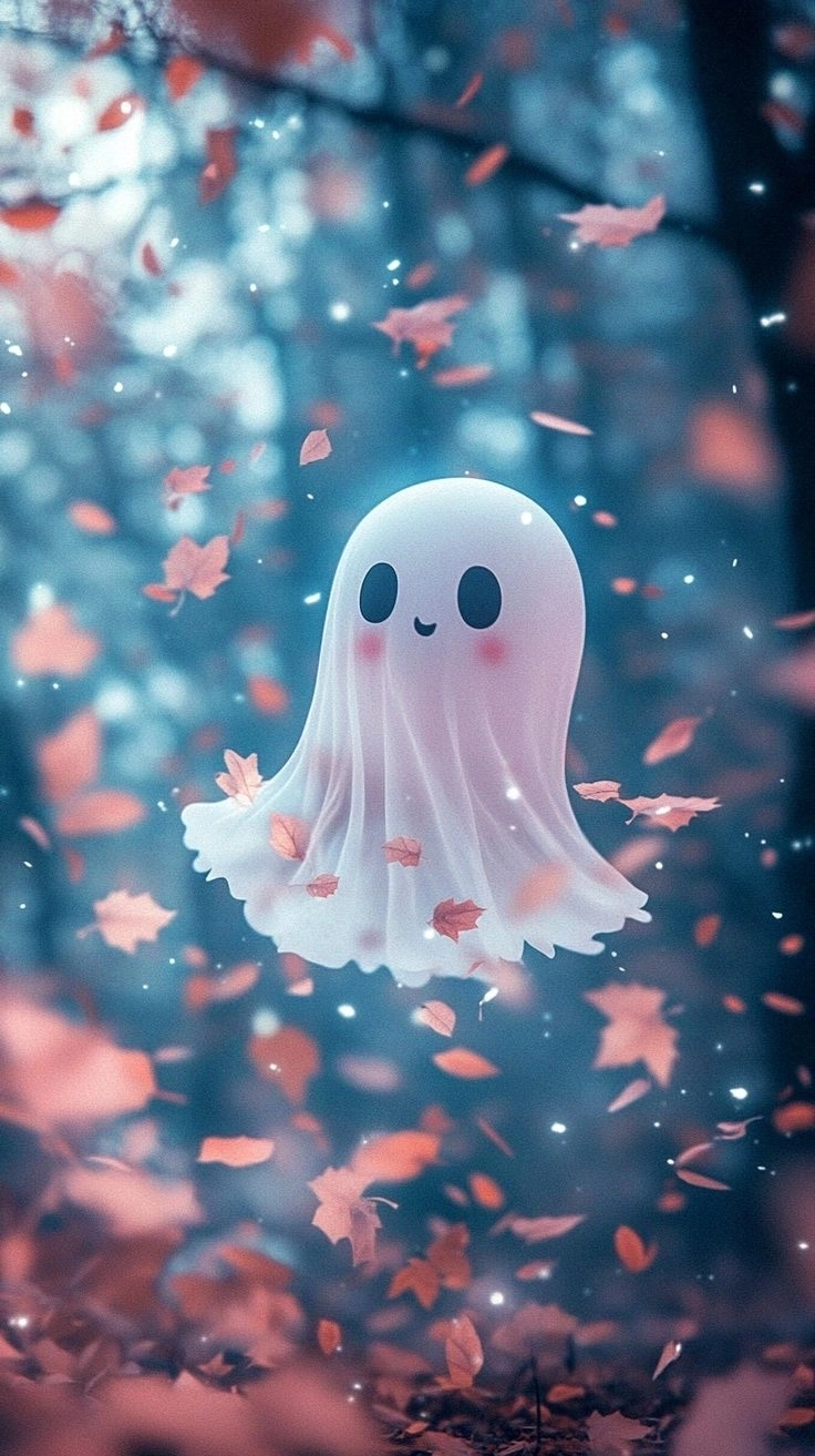 Hình con ma siêu cute đáng yêu tinh nghịch