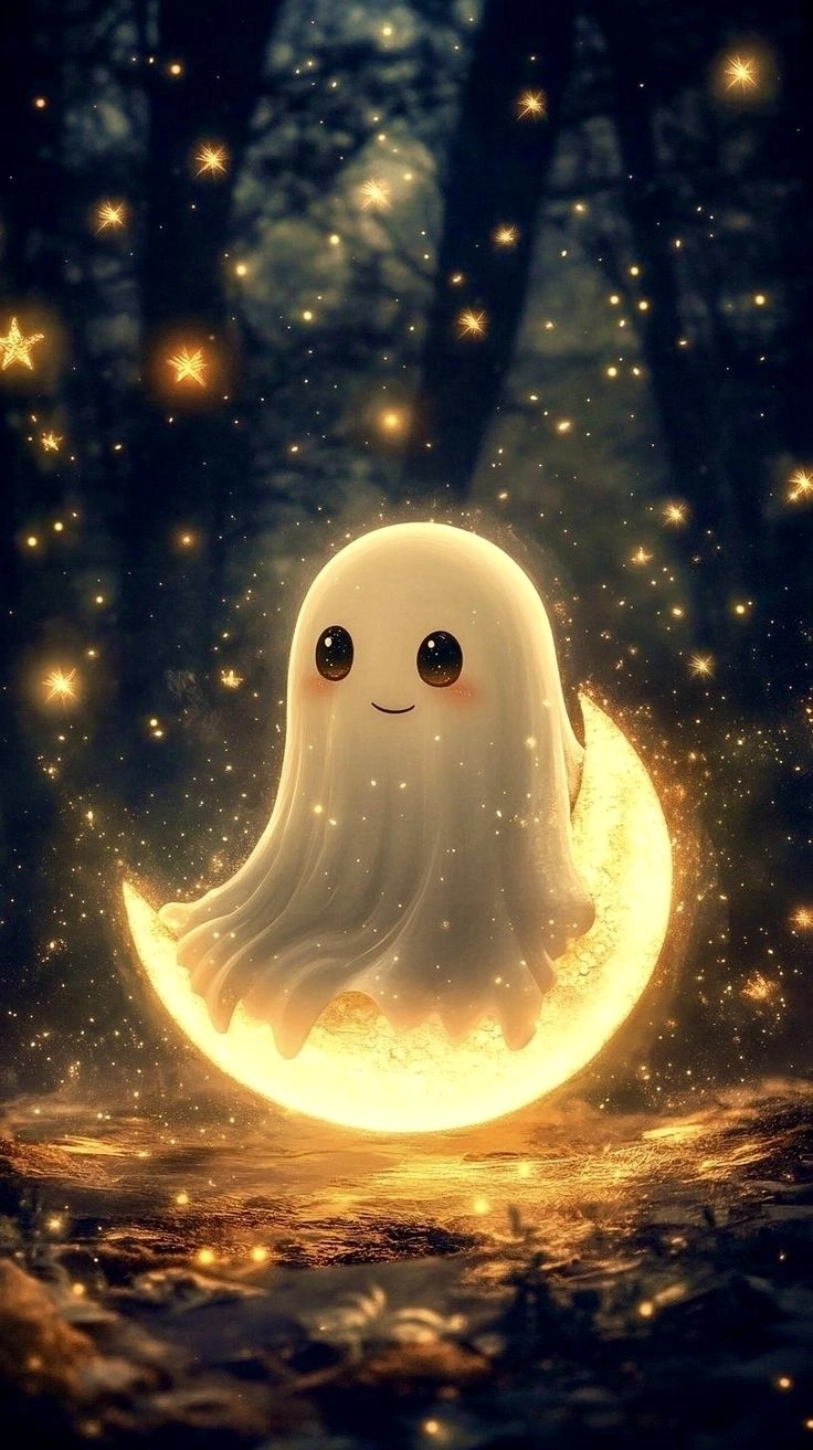 Hình cute con ma ngộ nghĩnh hút mắt