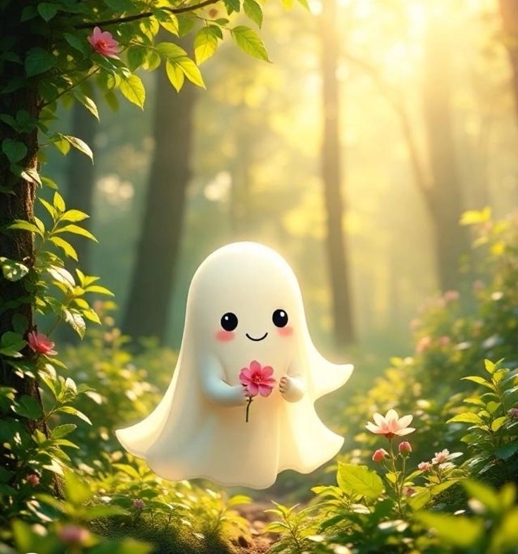 Hình cute ma đậm chất hài hước đáng yêu