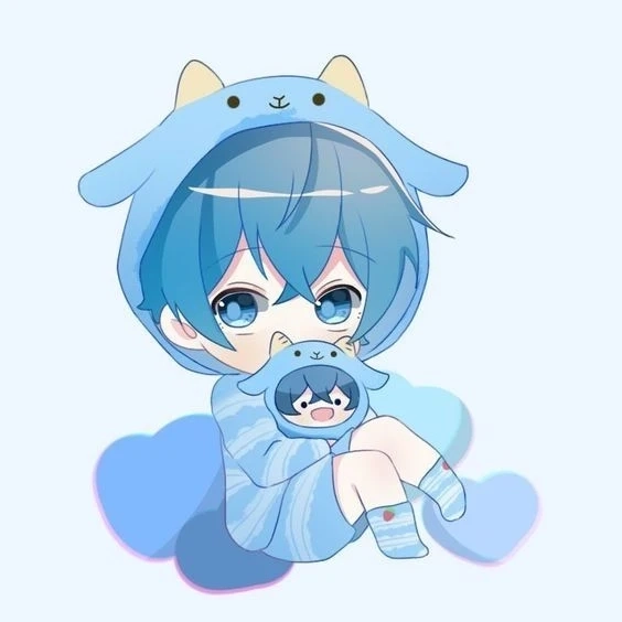 Ảnh avatar màu xanh dương gợi cảm giác sạch sẽ thanh cao