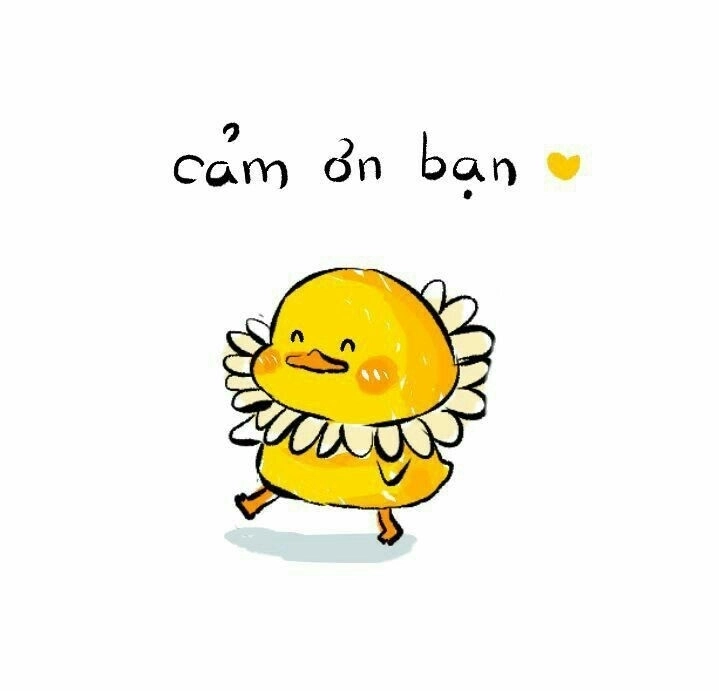 Ảnh vàng cute phong cách hoạt hình