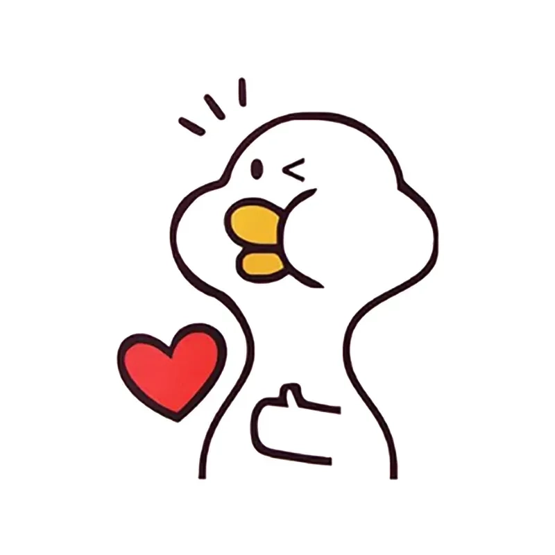 Avatar vịt trắng cute chuẩn gu dễ thương của hội bạn trẻ