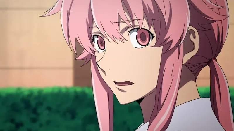 Mirai Nikki Yuno mang vẻ đẹp chết người đầy u ám