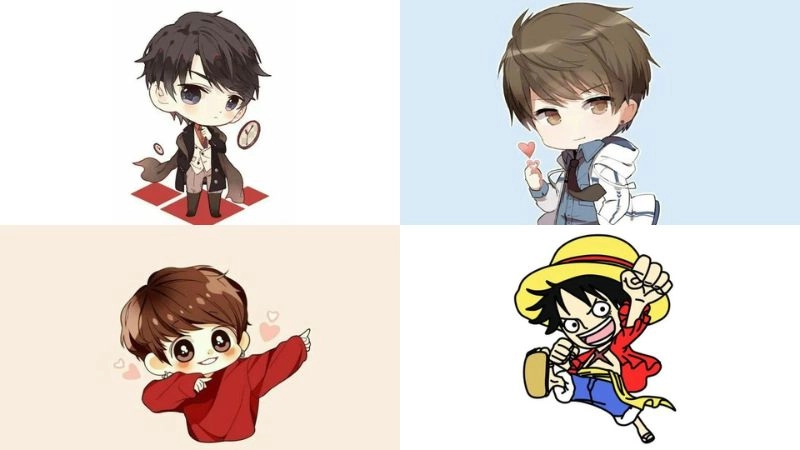 Ngắm nhìn ảnh anime chibi nam cực ngầu và đáng yêu