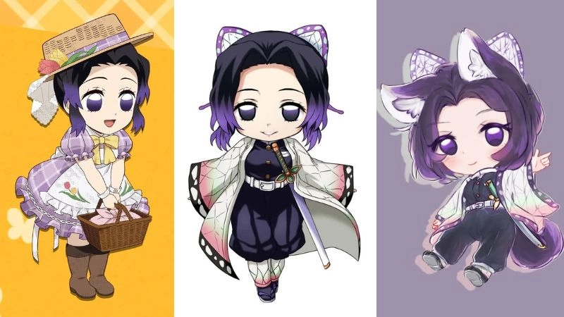 Chiêm ngưỡng bộ ảnh Shinobu chibi đẹp từng khoảnh khắc
