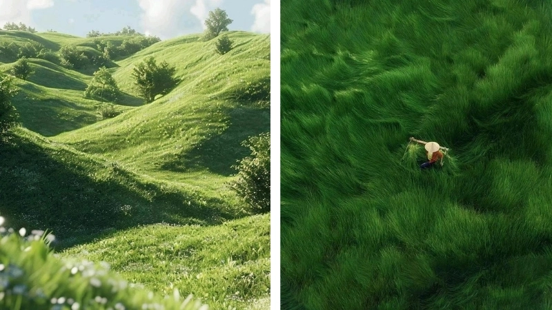 Hình ảnh màu xanh lá cây cute cho tín đồ phong cách xanh