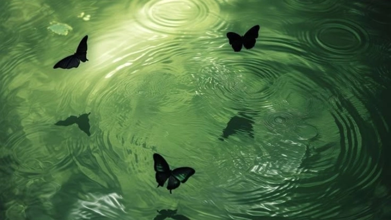 Ảnh cute xanh lá mang nét ngộ nghĩnh tươi mới