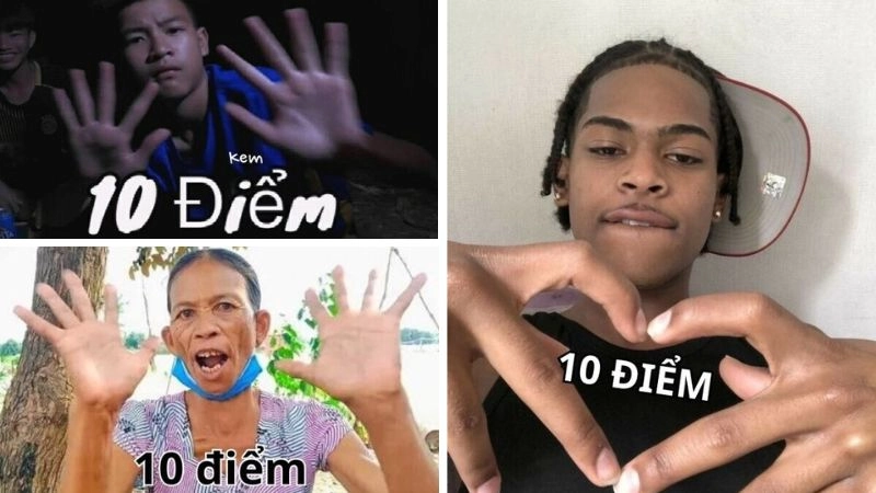 Meme 10 điểm khiến cộng đồng mạng bùng nổ