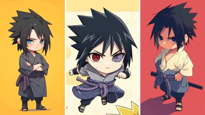 Sasuke chibi phiên bản siêu đáng yêu