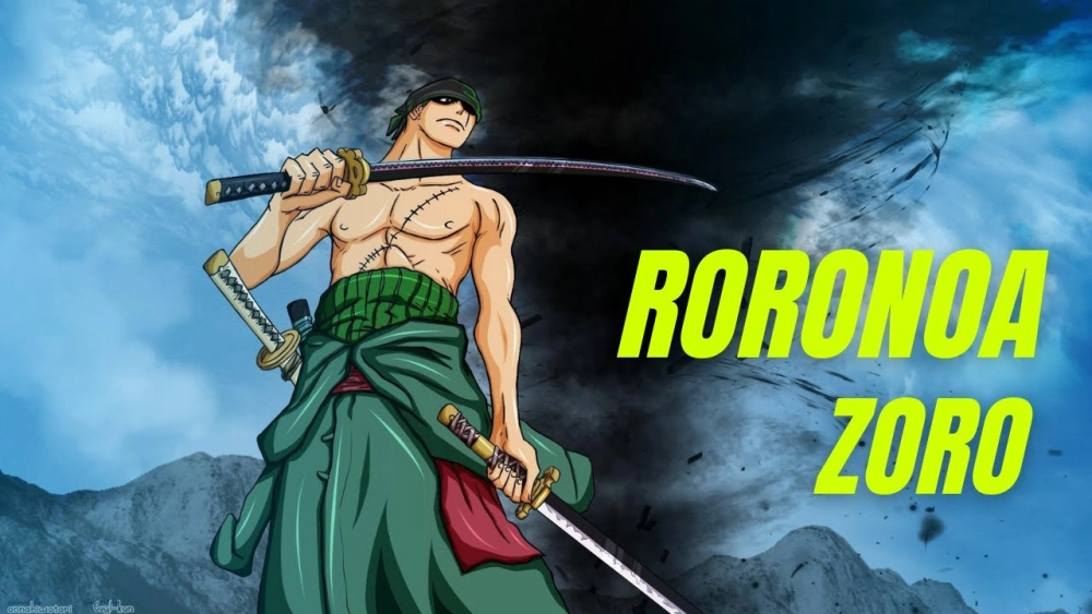 Hình nền Zoro ngầu với khí chất kiếm sĩ lạnh lùng