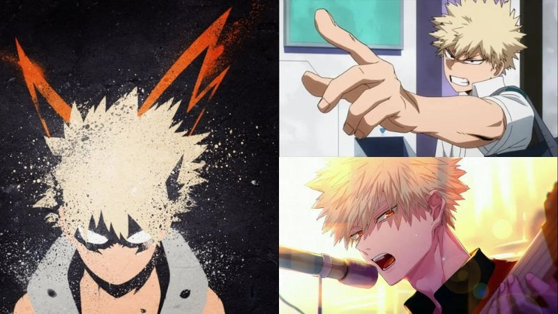 Avatar Bakugou nổi bật với khí chất bùng nổ