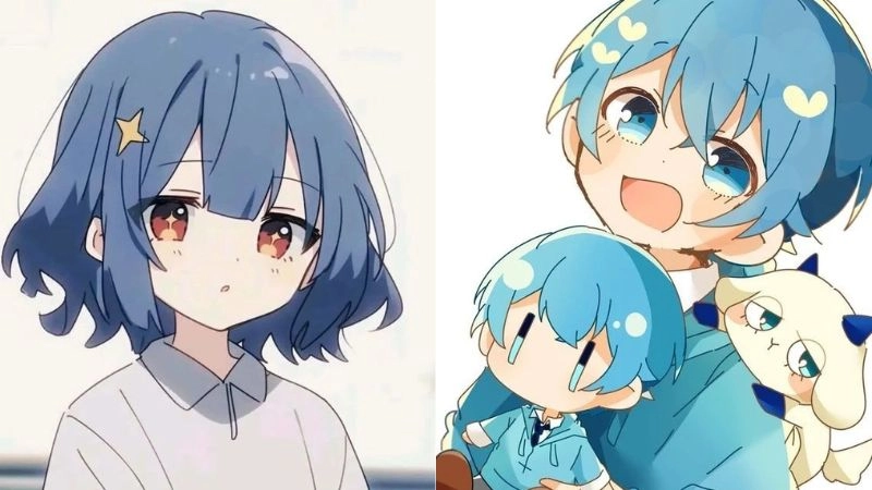 Avatar xanh dương mang vẻ đẹp dịu nhẹ và bí ẩn lạ thường